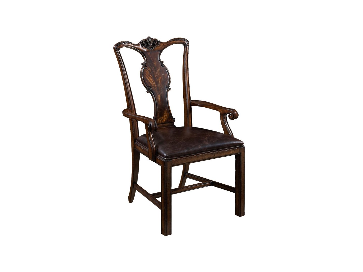 Стул с подлокотниками HYDE PARK SPLAT BACK ARM CHAIR
