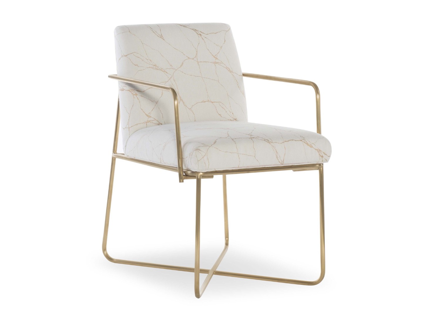 Стул с подлокотниками RUNWAY ALLURE LEATHER ARM CHAIR