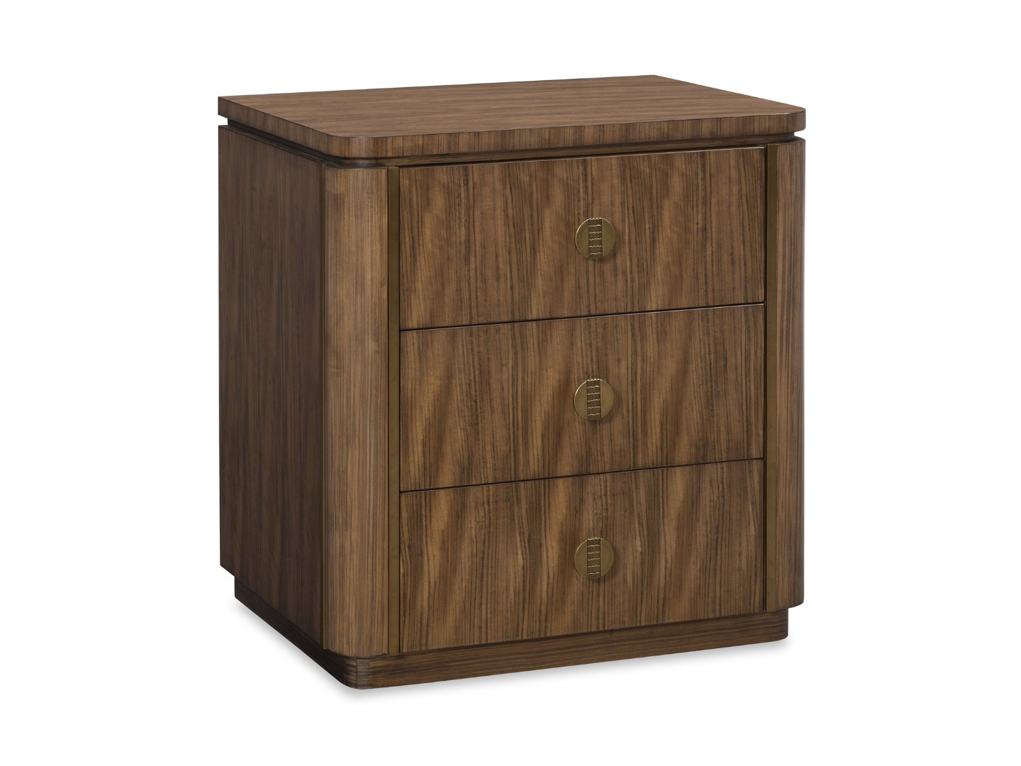 Тумба прикроватная ESQUIRE FULHAM THREE DRAWER NIGHTSTAND