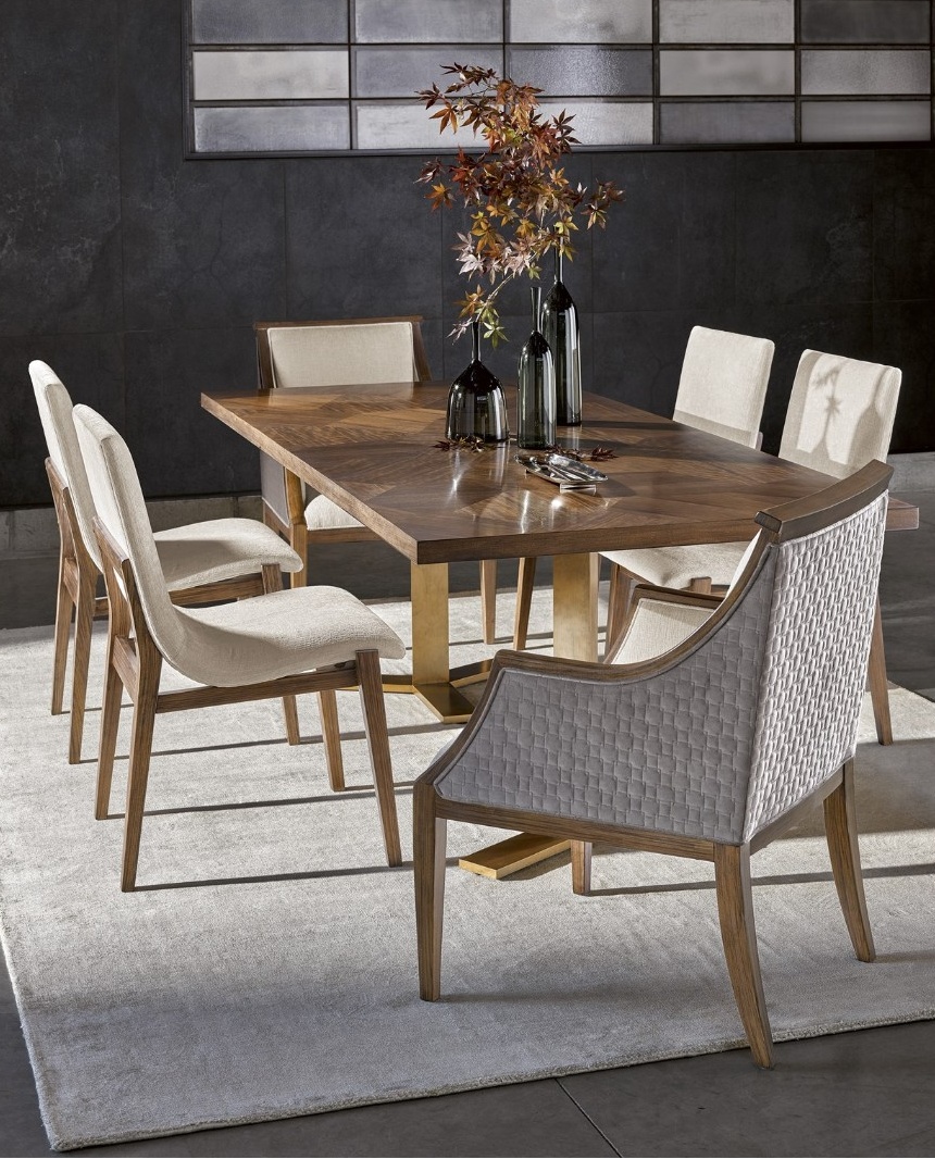 Стол обеденный ESQUIRE JAGGER COMPLETE DINING TABLE