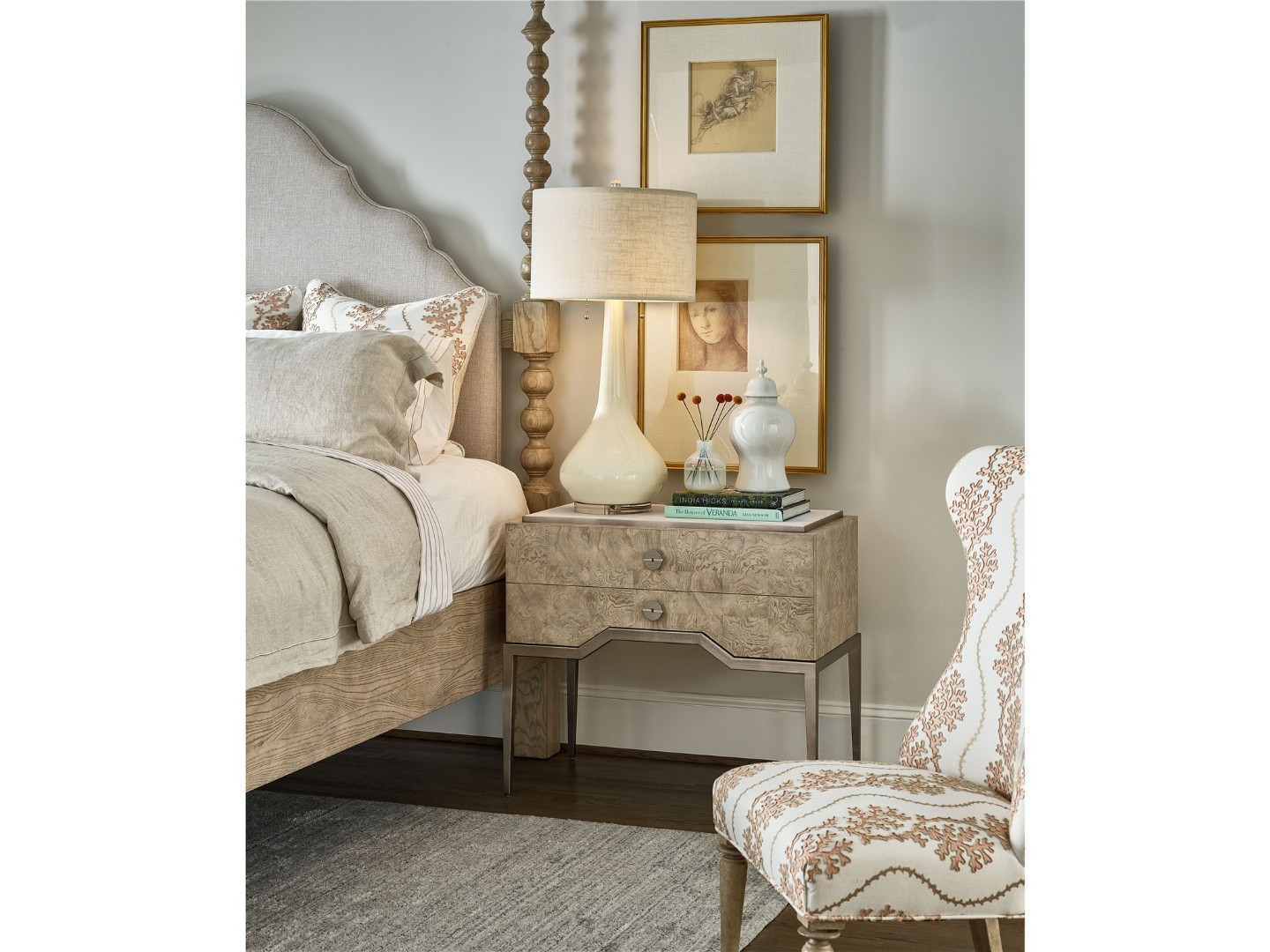 Тумба прикроватная SERENITY PALOMA NIGHTSTAND