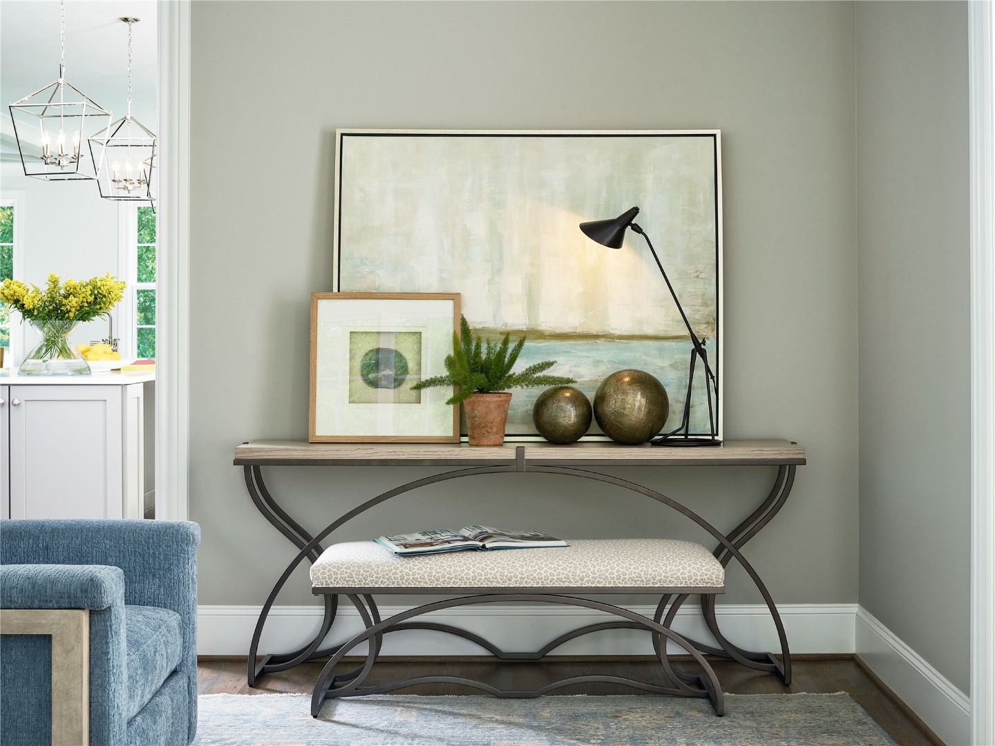 Консоль SERENITY PETRA CONSOLE TABLE