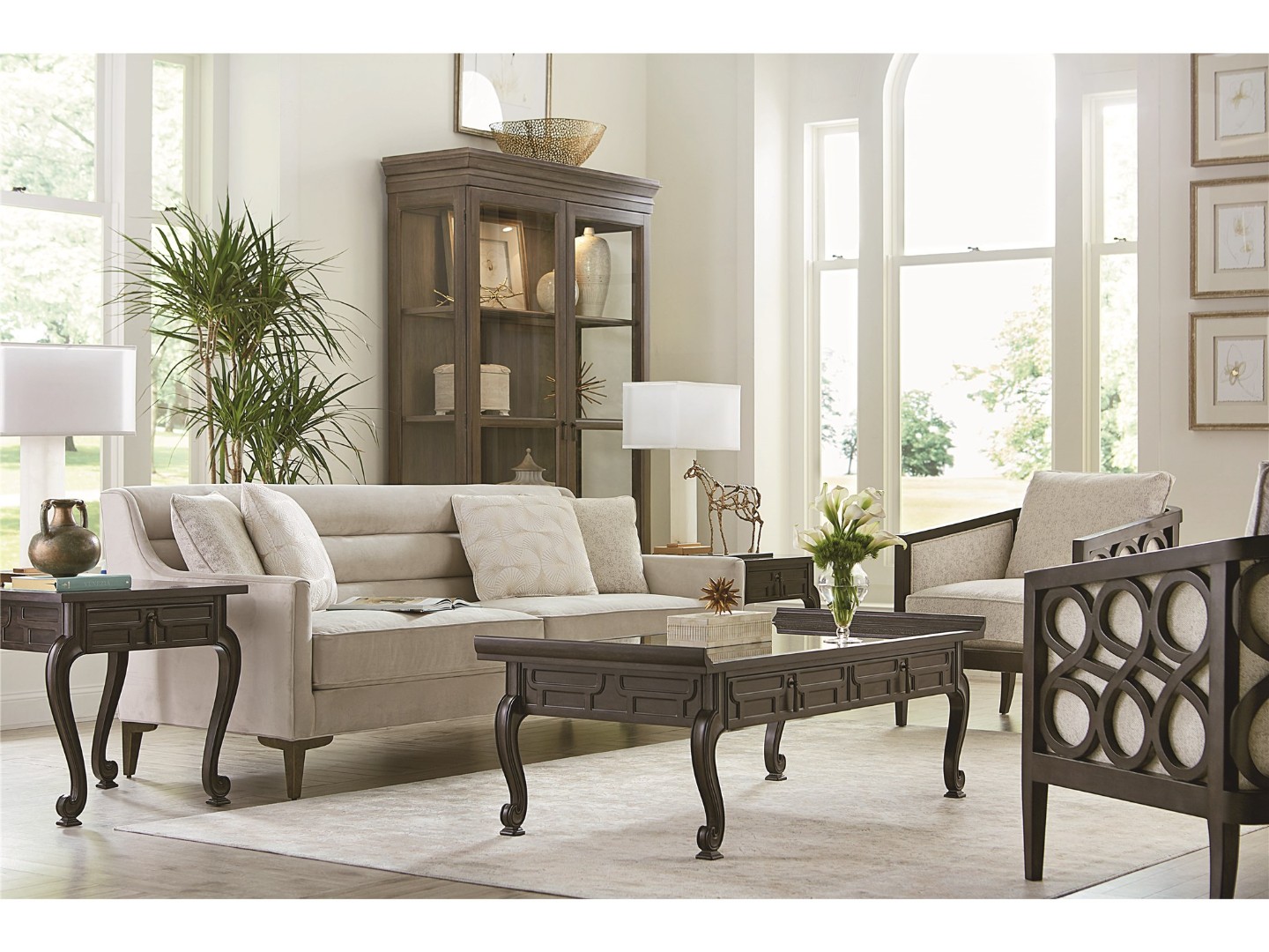 Столик коктейльный VERANDA-SECOND EDITION JULISKA MIRROR TOP COCKTAIL TABLE