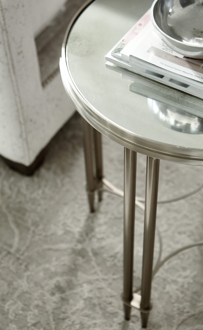Столик придиванный Allure Metal Round Drink Table