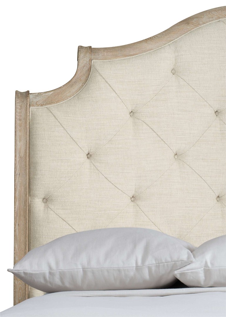 Кровать Rustic Patina Upholstered Sleigh Bed King